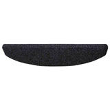 Self-adhesive Stair Mats 15 pcs Black 80 x 24.5 x 3.5 cm 42038666