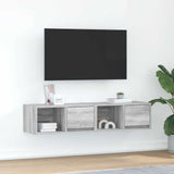 TV Cabinets 2 pcs Grey Sonoma 60x31x25.5 cm Engineered Wood 861447