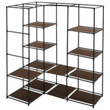 Corner Wardrobe Brown 130x87x169 cm 282450