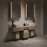 Bathroom Cabinet Set 5 pcs Sonoma Oak Engineered Wood 3406329