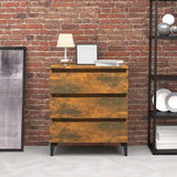 Sideboard Smoked Oak 60x35x69 cm Engineered Wood 815807