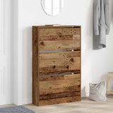 Shoe Cabinet Old Wood 80 x 21 x 125.5 cm Engineered Wood 869102