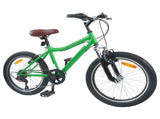 Kids Bike 24'' 6-Speed for 8-12 Years Old Green 42009569