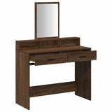 Dressing Table Brown Oak 100 x 41 x 140 cm Engineered Wood 865151