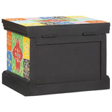 Storage Box Multicolour 40 x 30 x 30 cm Solid Mango wood 4017591