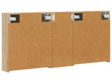 Bathroom Cabinet Set 3 pcs 100 x 10.5 x 60.5 cm Engineered wood 3403698
