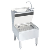 Commercial Hand Wash Sink with Faucet Freestanding Stainless Steel 51116