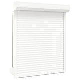 ZNTS Roller Shutter Aluminium 110x130 cm White 144970
