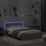 Bed Frame Grey Sonoma Engineered wood, Plywood Small Double 3207642