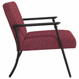 Armchair Wine Red 59 x 75 x 78 cm Fabric 42017673