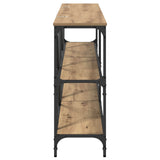 Console Table Artisan Oak 160 x 30 x 75 cm Engineered Wood 881903