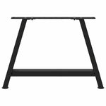 ZNTS Coffee Table Legs A-Shaped 2 pcs Black 70x cm Steel 4012840