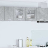 Hanging Cabinet Concrete Grey and White 80 x 31 x 40 cm 884232