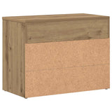 Shoe Bench Artisan Oak 60x30x45 cm Engineered Wood 856755