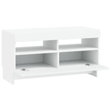 LED TV Cabinet White Engineered Wood 896115