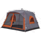 Family Tent Cabin 7-Person Grey and Orange Quick Release 4004218
