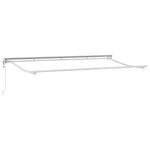 Retractable Awning Manual Multicolour Stripe 400x200 cm Fabric 3329806
