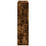 Bookcase Smoked Oak100x33x125.5 cm Engineered Wood 3309361