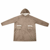 Blanket Hoodie Camel M Fleece and Flannel 42017185