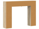 Fireplace Surround Sonoma Oak 102 x 18 x 100.5 cm 8006608