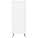 Shelf Cabinet White 34.5x32.5x90 cm Engineered Wood 828700