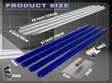 488 Concrete Bull Float with Trowel, Aluminium Alloy Concrete Finishing Tool, Adjustable 28627498