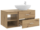 Bathroom Furniture Set 2 pcs Artisan Oak Engineered Wood 3403919