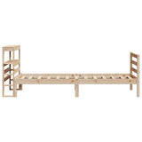 Bed Frame without Mattress 90x200 cm Solid Wood Pine 3305820