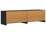 Bed Cabinet 2 pcs Black Oak 66 x 33 x 48 cm Engineered Wood 893724