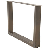 Coffee Table Legs V-Shape 2 pcs Natural Steel 70x cm Steel 4012639