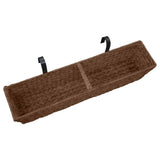 Plant Pots 2 pcs Water Hyacinth Brown 45581