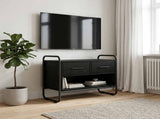 TV Cabinet 60 x 30 x 50 cm Black Oak Engineered Wood 8013776