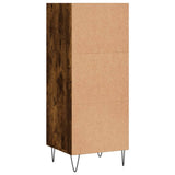 Sideboard Smoked Oak 34.5x32.5x90 cm Engineered Wood 828729
