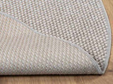 Area Rugs Round LUGO Cream and Grey 120 CM Polyester 42022723