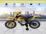 Electric Motorcycle for Kids Ride on Toys-Yellow T3398P347625