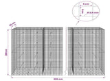 Gabion with 3.5 mm Wire and 5x5 cm Mesh 900x30x200 cm 3462300