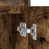 Desk with Drawer Smoked oak 140 x 49 x 76 cm Engineered wood 3328511