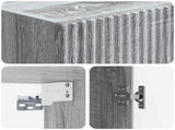 Cabinet Set 2 pcs 33 x 34.5 x 90 cm Engineered Wood 3416553