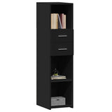 Highboard Black Engineered wood Tall Highboard Rectangular 846153