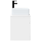 Wall-mounted Sink Vanity High Gloss White 49 x 41 x 63 cm 890566