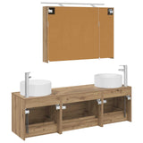 Bathroom Furniture Set 4 pcs Artisan Oak 3407062
