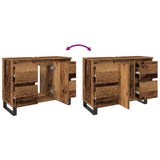 Bathroom Sink Cabinet Old Wood 80x33x60 cm Engineered Wood 857238