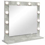 Vanity Mirror Rectangular Concrete Grey 60 x 55 x 18 cm 868288