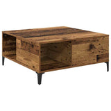Coffee Table Old Wood 80 x 80 x 36.5 cm Engineered Wood 881183