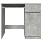 Desk Concrete Grey 86x49x76 cm Engineered Wood 861826
