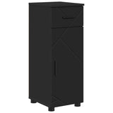 Bathroom Cabinet Black 30 x 35 x 80 cm Engineered wood & Metal 883325