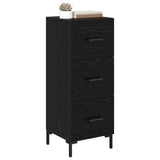 Sideboard Black Oak 34.5 x 34 x 90 cm Engineered Wood 881560