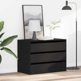 Drawer Cabinet Black 80 x 41 x 58 cm Engineered Wood 868902
