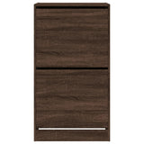 Shoe Cabinet with 2 Flip-Drawers Brown Oak 60x42x108 cm 3214391