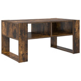 Coffee Table Smoked Oak 92 x 53 x 45 cm Engineered Wood 8000096
